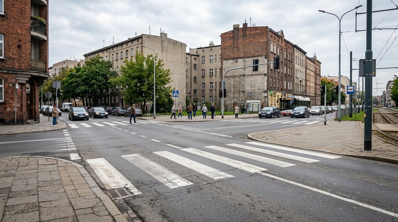 Akcja „Bezpieczny Pieszy”: wzmożone kontrole katowickiej drogówki