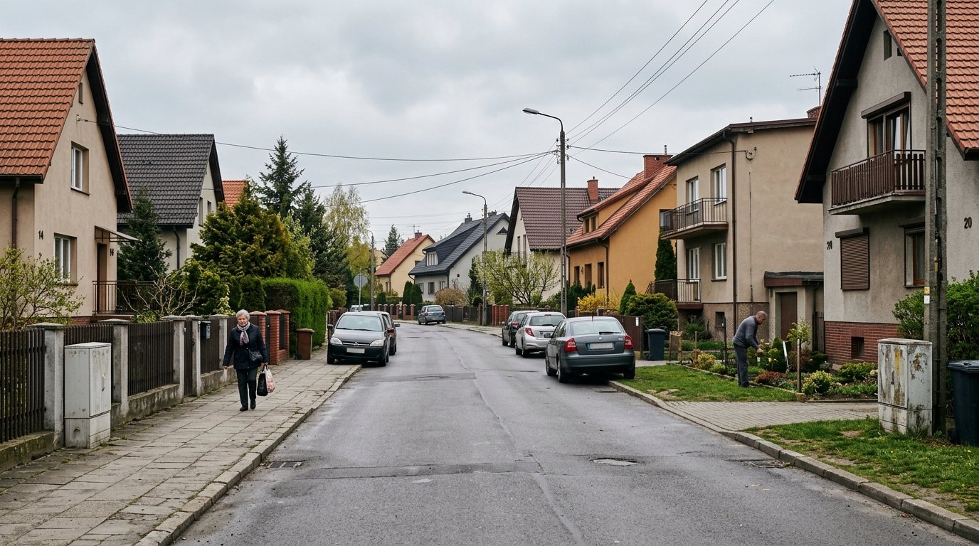 Interwencja straży pożarnej przy ulicy Przebiśniegowej