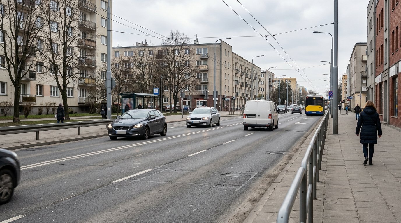 Utrudnienia w ruchu na ul. Armii Krajowej w Gdyni. Planowany remont nawierzchni