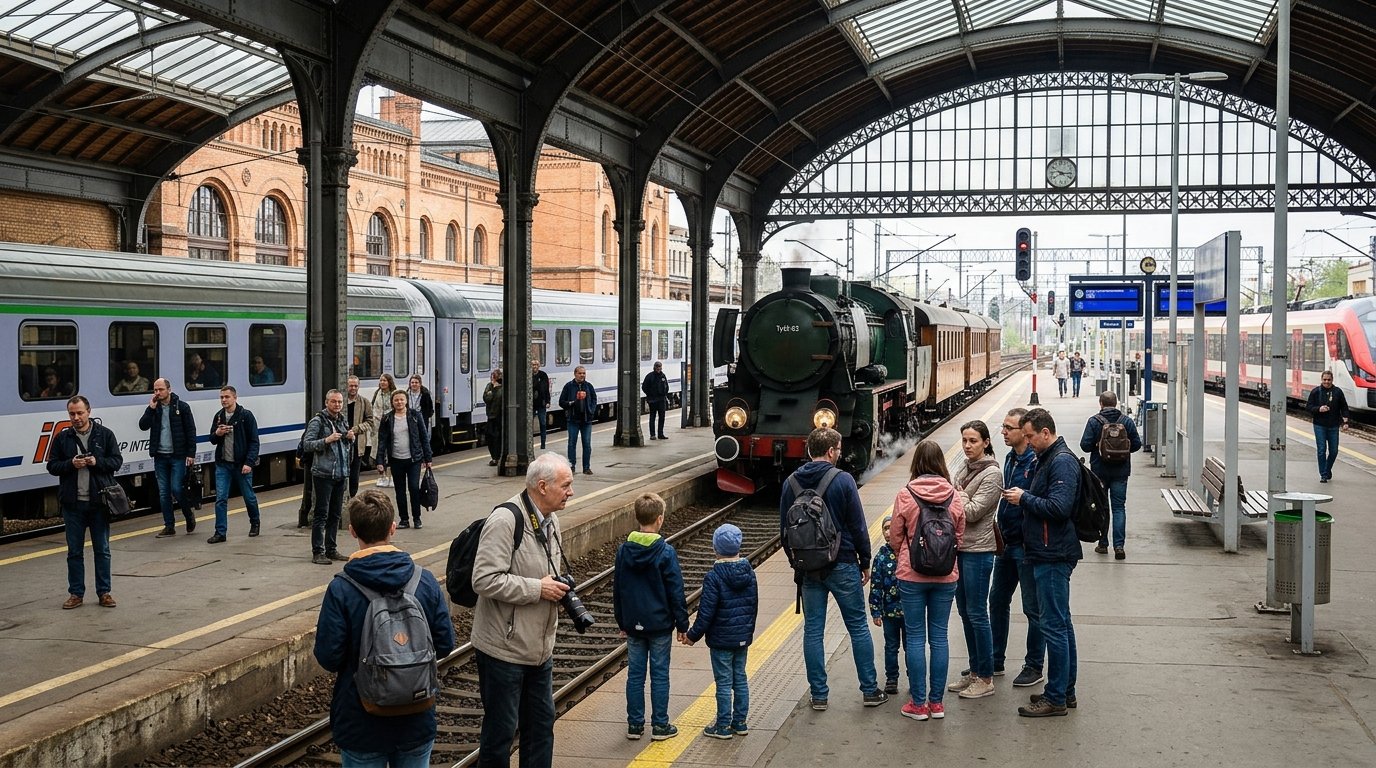 Klub Sympatyków Kolei organizuje przejazd pociągiem retro do Wolsztyna