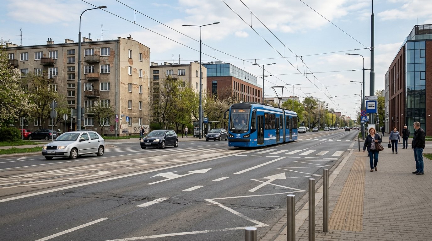 Kraków: Ruszają konsultacje społeczne w sprawie układu drogowego ulic Architektów, Niebyłej i Kocmyrzowskiej