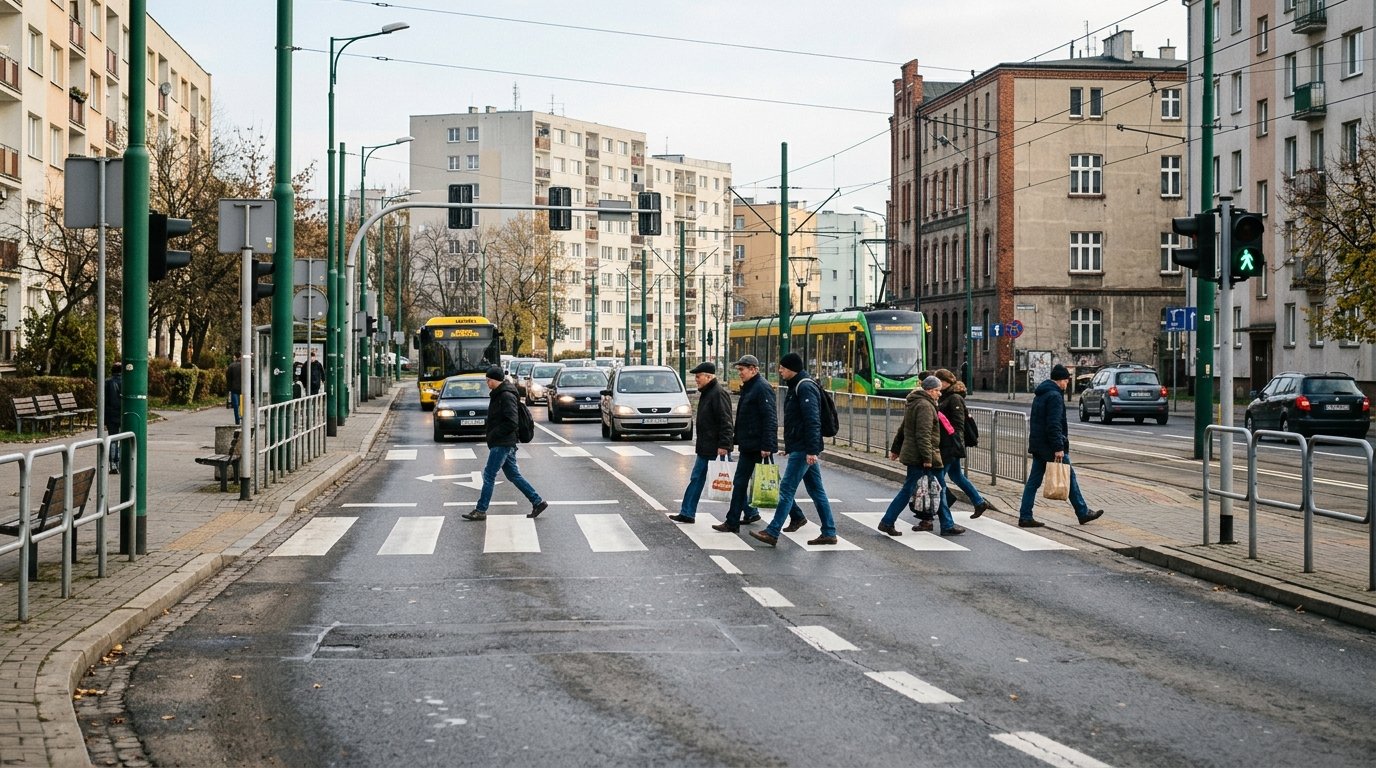 Podsumowanie działań „Bezpieczny Pieszy” w Katowicach
