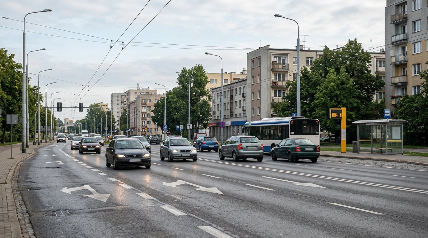 Utrudnienia w ruchu na ul. Wielkopolskiej w Gdyni