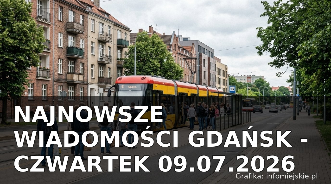 Najnowsze wiadomości Gdańsk – Czwartek 09.07.2026