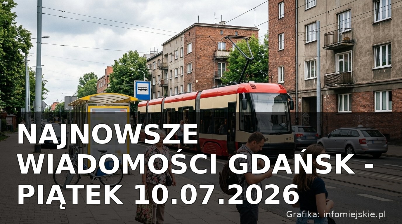 Najnowsze wiadomości Gdańsk – Piątek 10.07.2026