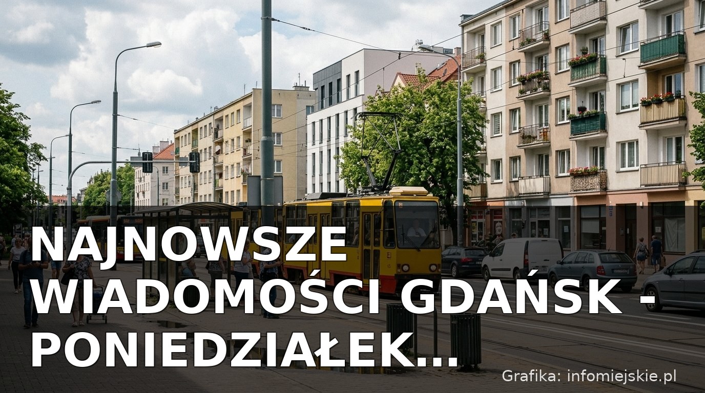 Najnowsze wiadomości Gdańsk – Poniedziałek 13.07.2026
