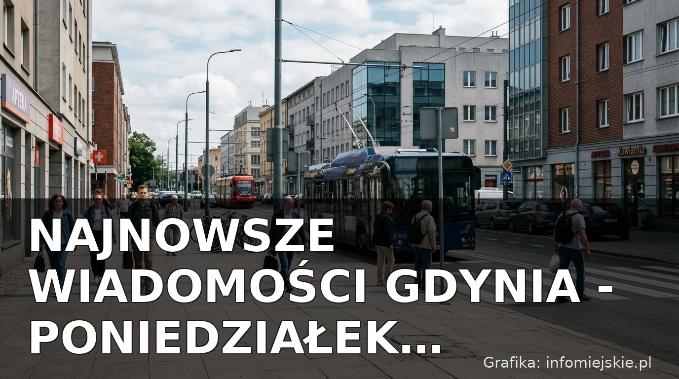 Najnowsze wiadomości Gdynia – Poniedziałek 13.07.2026