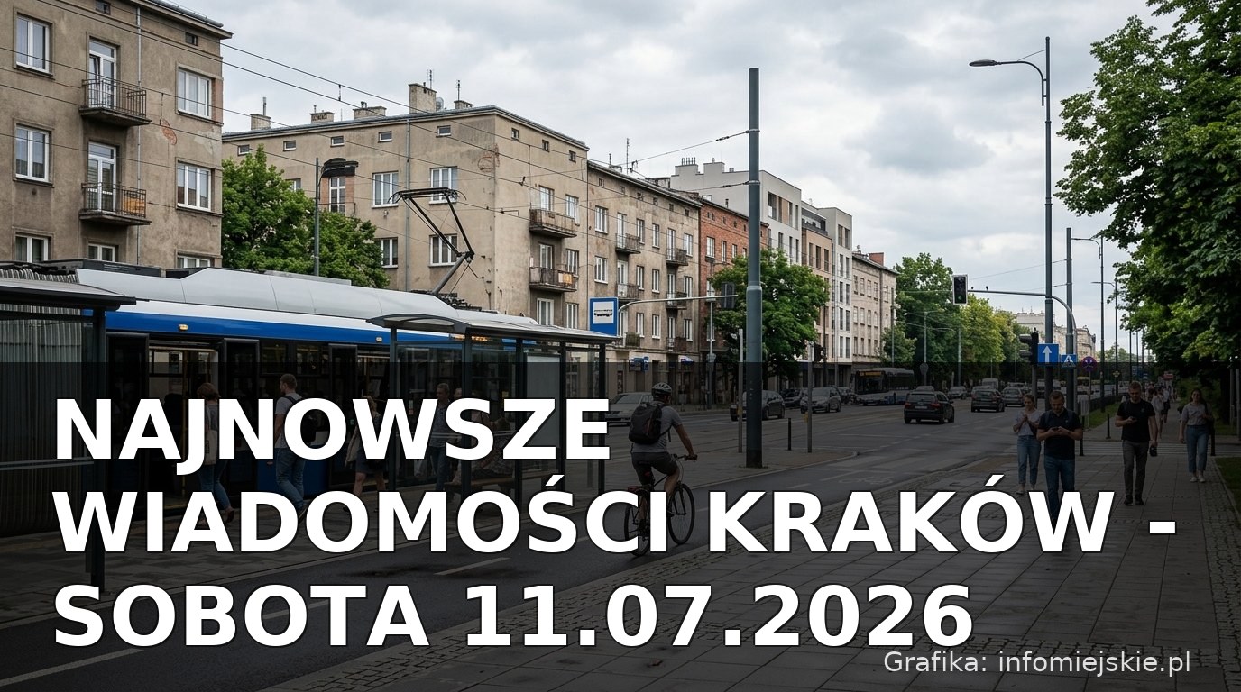 Najnowsze wiadomości Kraków – Sobota 11.07.2026