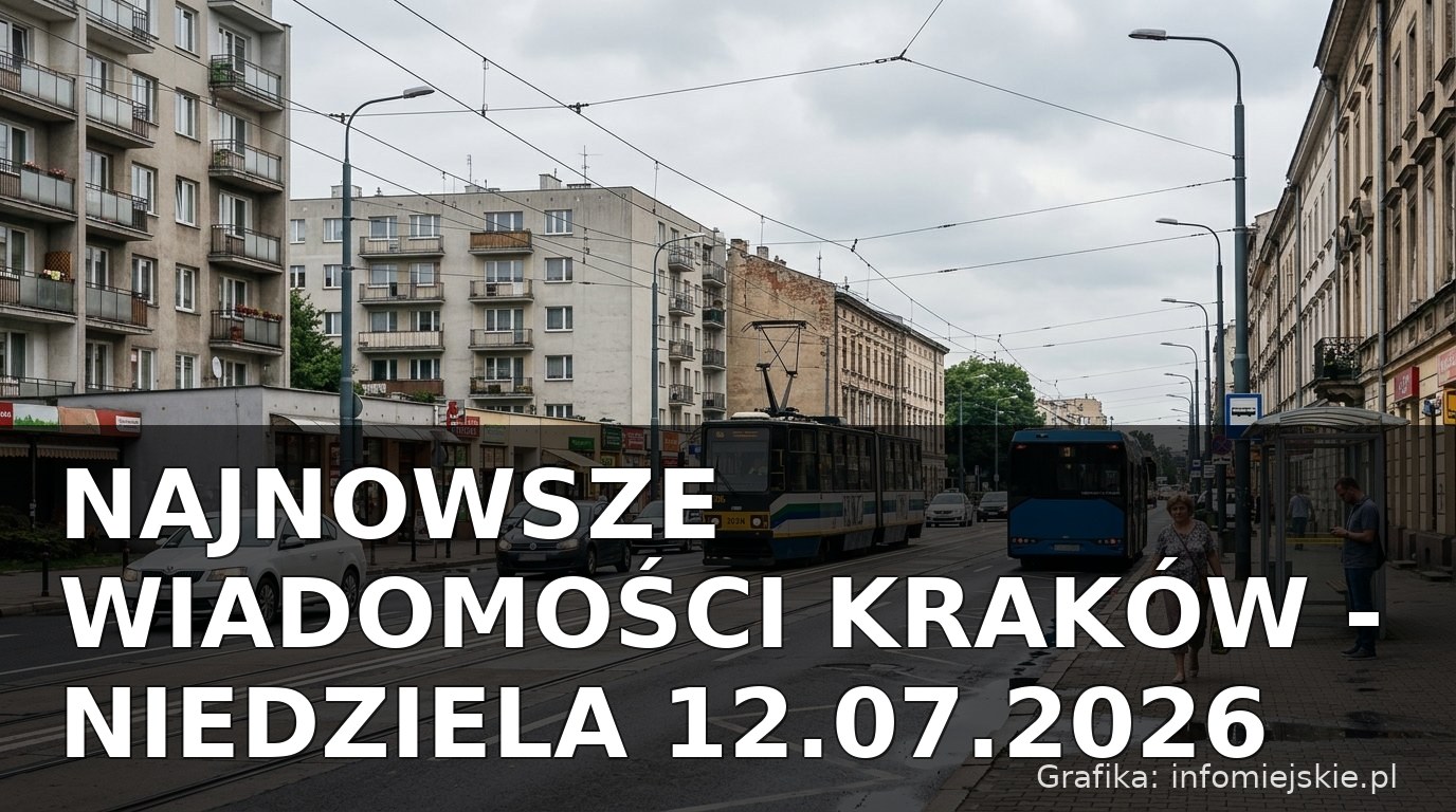 Najnowsze wiadomości Kraków – Niedziela 12.07.2026
