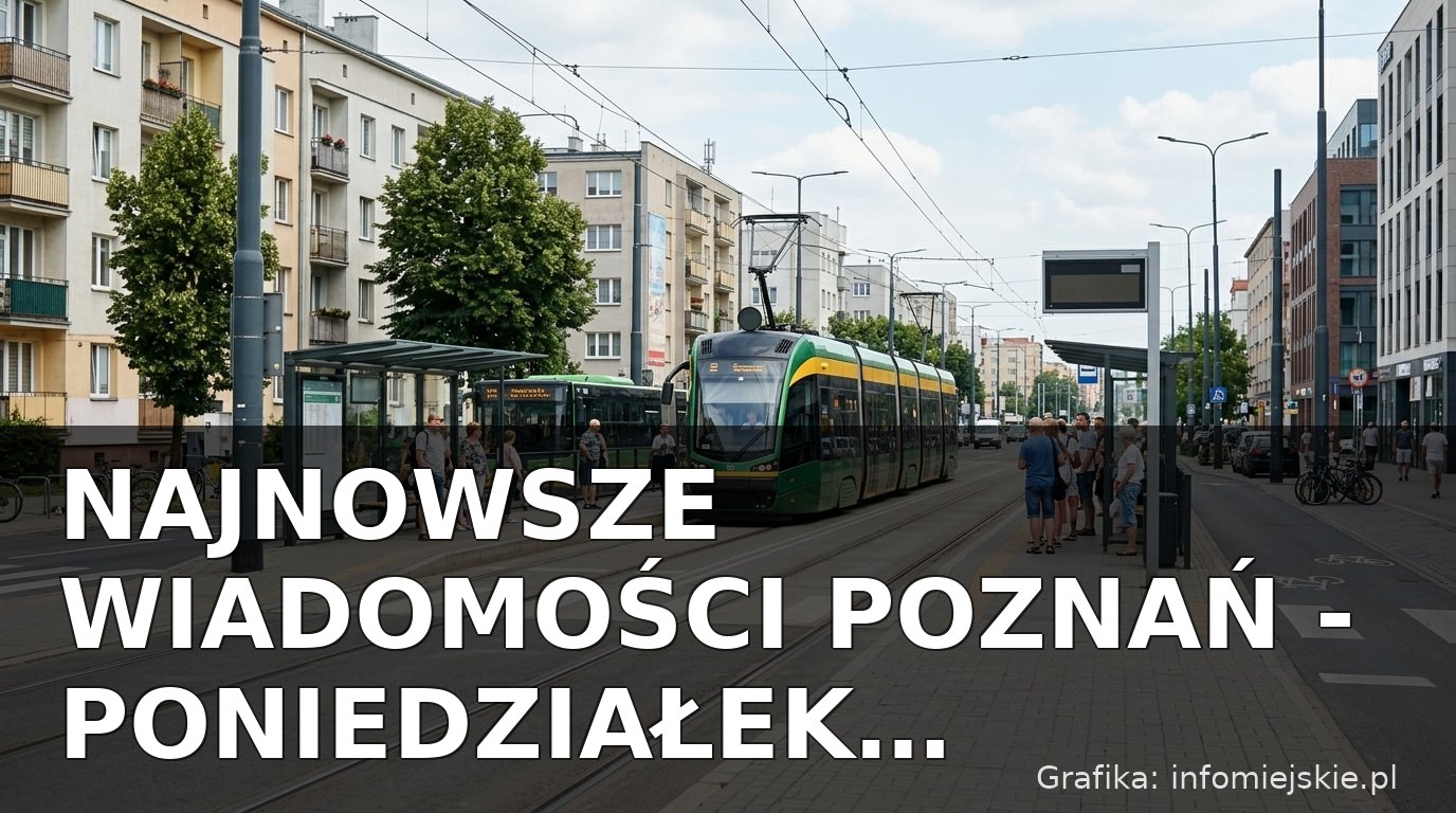 Najnowsze wiadomości Poznań – Poniedziałek 13.07.2026