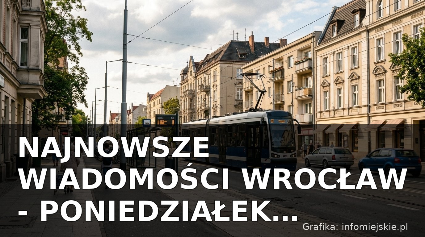 Najnowsze wiadomości Wrocław – Poniedziałek 13.07.2026