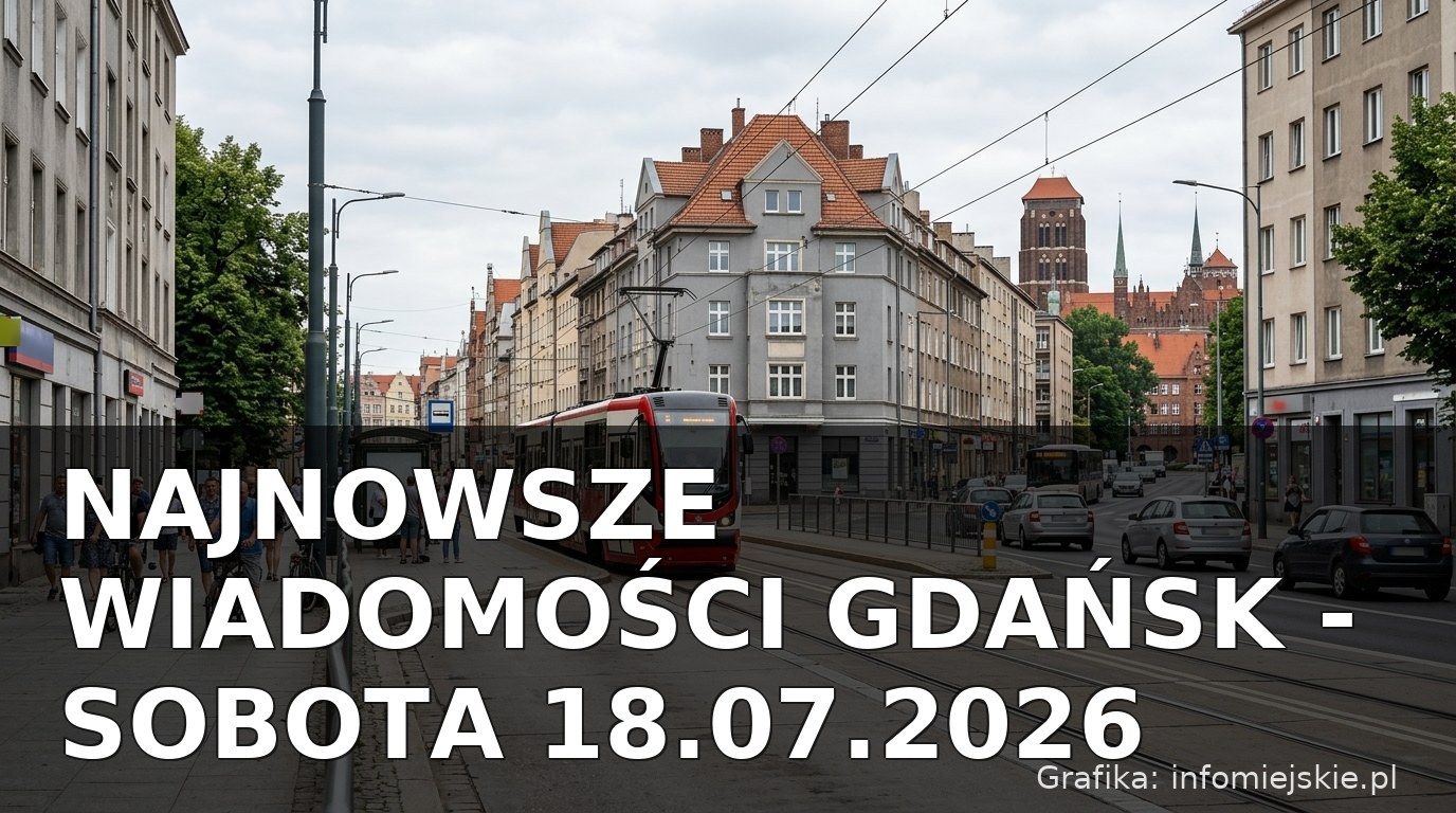 Najnowsze wiadomości Gdańsk – Sobota 18.07.2026