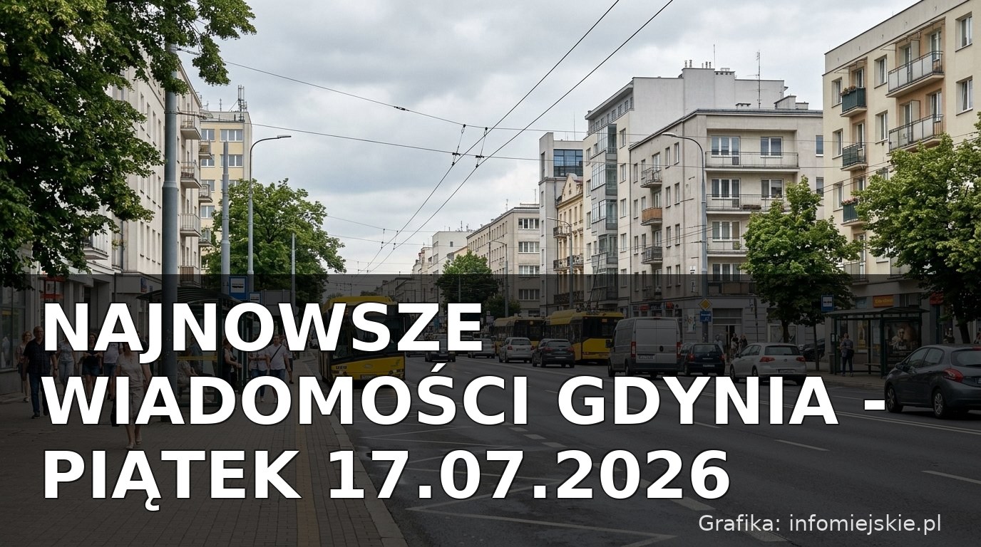 Najnowsze wiadomości Gdynia – Piątek 17.07.2026