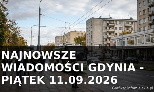Najnowsze wiadomości Gdynia – Piątek 11.09.2026