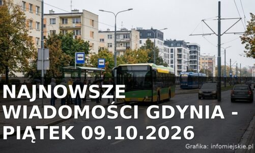 Najnowsze wiadomości Gdynia – Piątek 09.10.2026