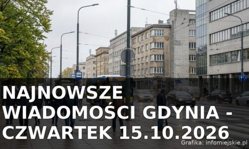 Najnowsze wiadomości Gdynia – Czwartek 15.10.2026