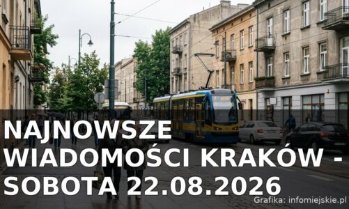 Najnowsze wiadomości Kraków – Sobota 22.08.2026