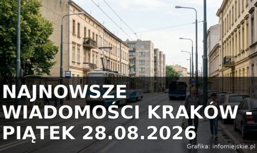 Najnowsze wiadomości Kraków – Piątek 28.08.2026