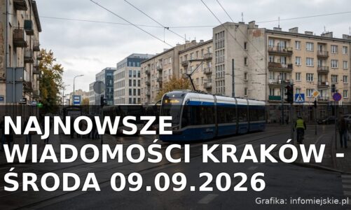 Najnowsze wiadomości Kraków – Środa 09.09.2026