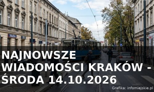 Najnowsze wiadomości Kraków – Środa 14.10.2026