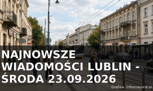 Najnowsze wiadomości Lublin – Środa 23.09.2026