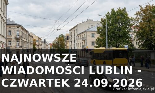 Najnowsze wiadomości Lublin – Czwartek 24.09.2026
