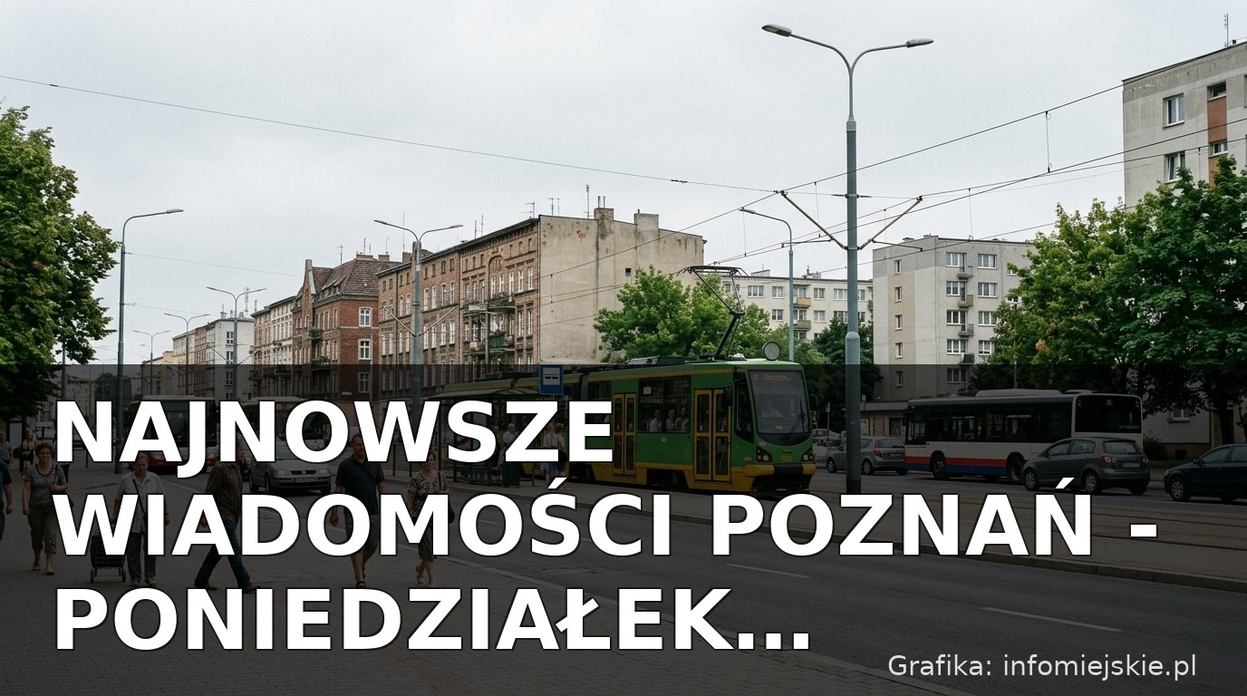 Najnowsze wiadomości Poznań – Poniedziałek 20.07.2026