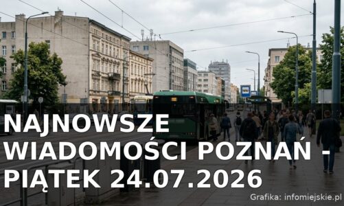 Najnowsze wiadomości Poznań – Piątek 24.07.2026
