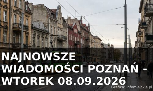 Najnowsze wiadomości Poznań – Wtorek 08.09.2026