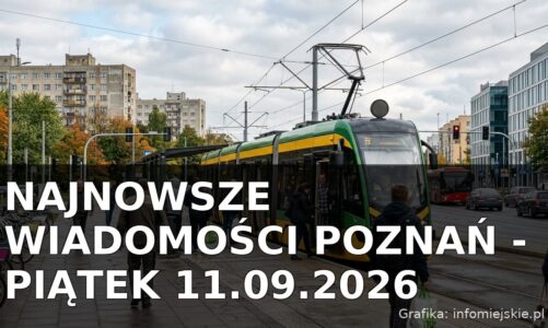Najnowsze wiadomości Poznań – Piątek 11.09.2026