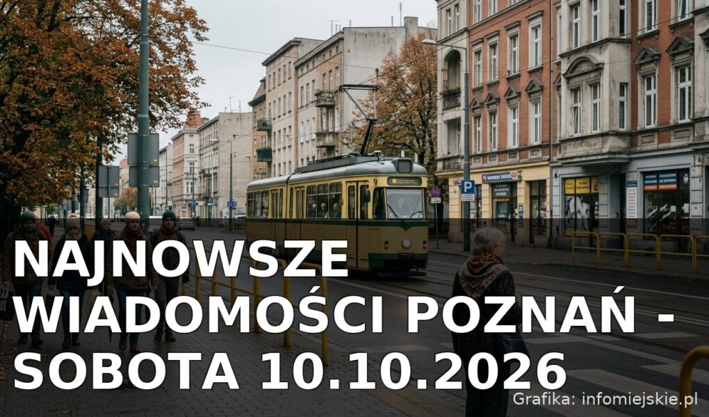 Najnowsze wiadomości Poznań – Sobota 10.10.2026