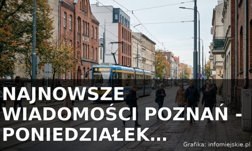 Najnowsze wiadomości Poznań – Poniedziałek 19.10.2026