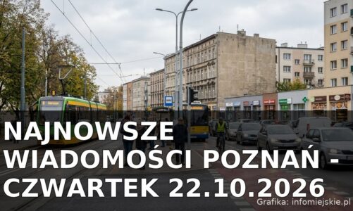 Najnowsze wiadomości Poznań – Czwartek 22.10.2026