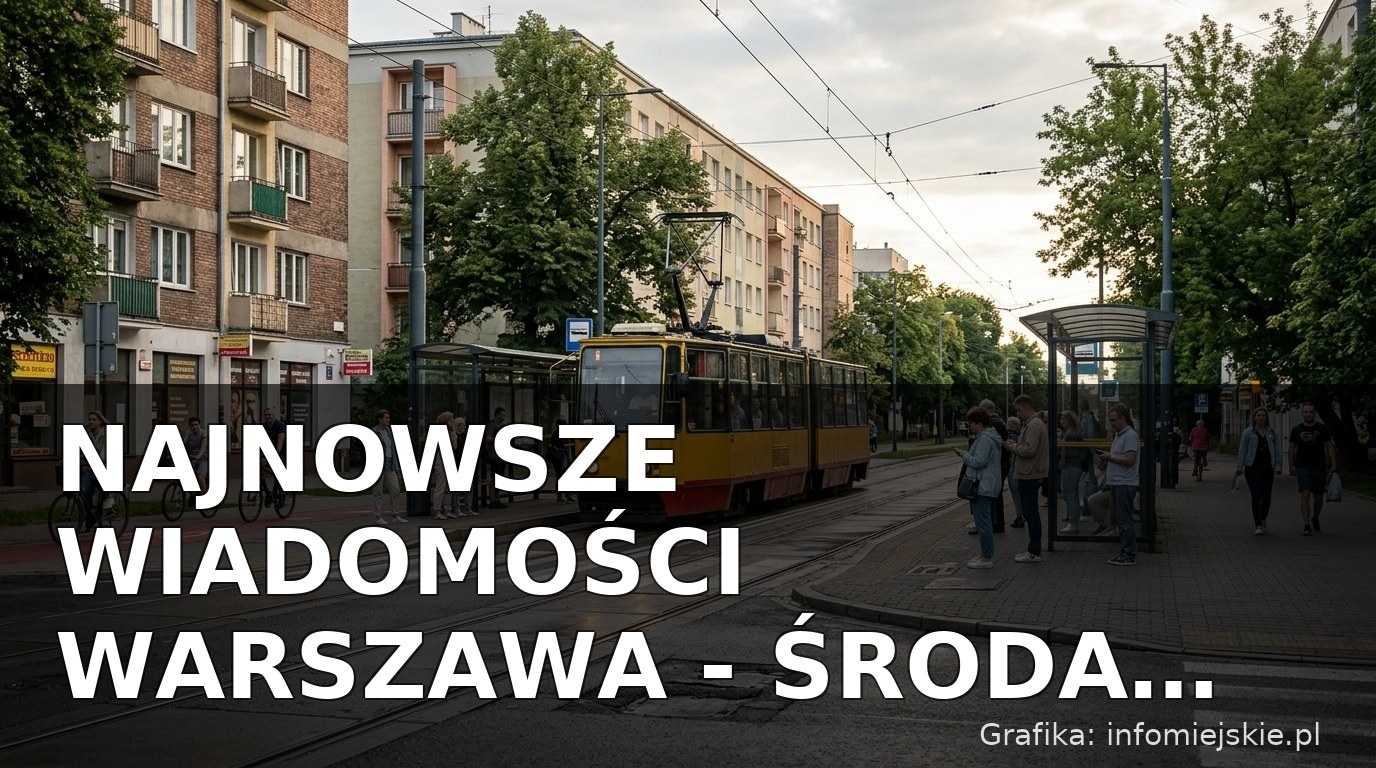 Najnowsze wiadomości Warszawa – Środa 15.07.2026