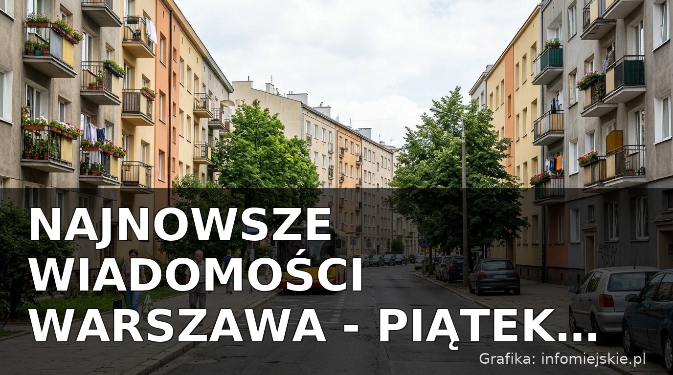 Najnowsze wiadomości Warszawa – Piątek 17.07.2026