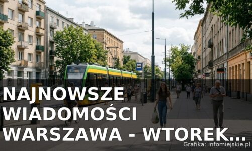 Najnowsze wiadomości Warszawa – Wtorek 18.08.2026