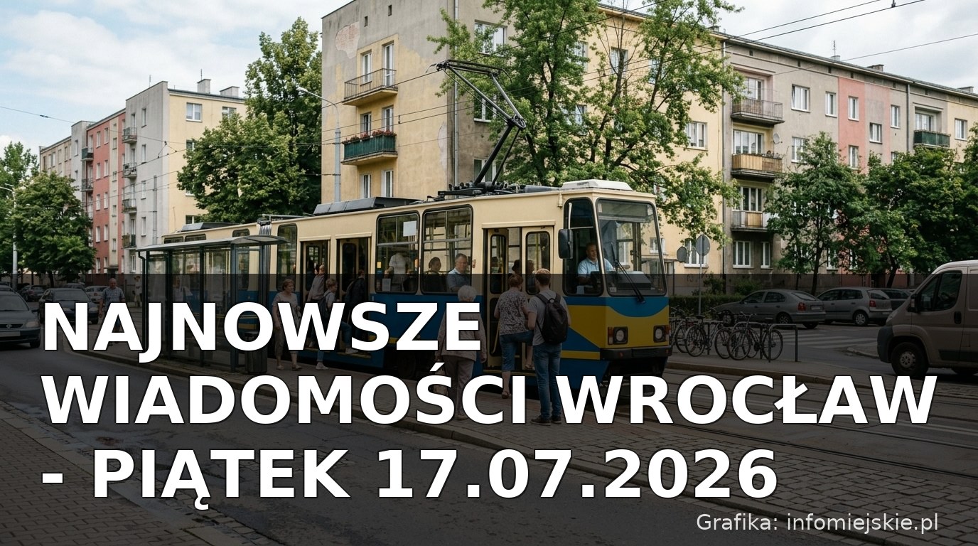 Najnowsze wiadomości Wrocław – Piątek 17.07.2026