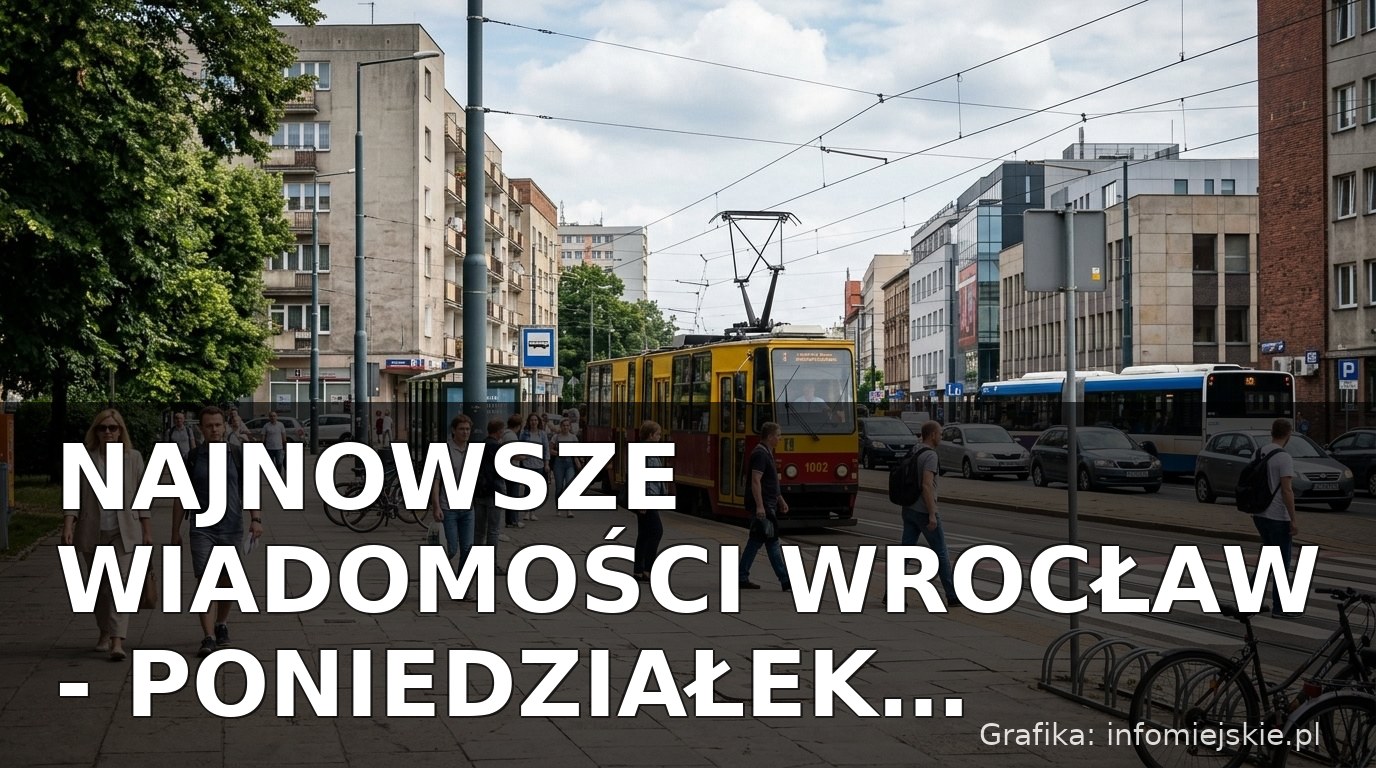 Najnowsze wiadomości Wrocław – Poniedziałek 20.07.2026