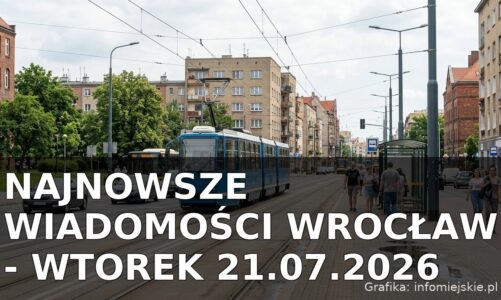 Najnowsze wiadomości Wrocław – Wtorek 21.07.2026
