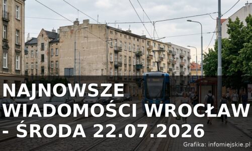 Najnowsze wiadomości Wrocław – Środa 22.07.2026