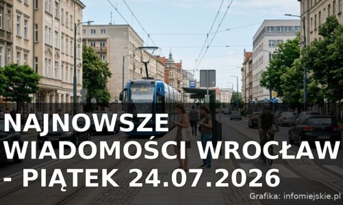 Najnowsze wiadomości Wrocław – Piątek 24.07.2026