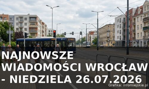 Najnowsze wiadomości Wrocław – Niedziela 26.07.2026